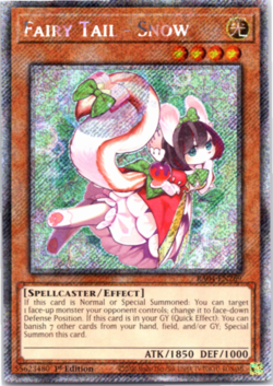Fairy Tail - Snow - RA04-EN269 - Platinum Secret Rare - 1st Edition Yugioh - Image 1