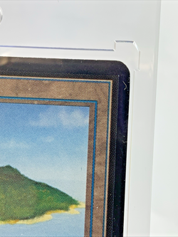 BETA - Island - MP-HP MTG Magic the Gathering 1993 Card in Magnetic Holder - Image 5