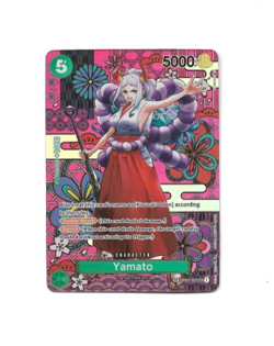 One Piece Card Game Yamato OP01-121 SEC SP Secret Rare Awakening of the New Era - Image 1