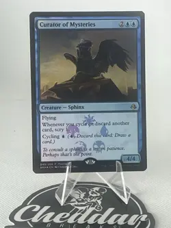 MTG Curator of Mysteries FOIL Amonkhet PROMO Rare Magic Card #049/269 - Image 1