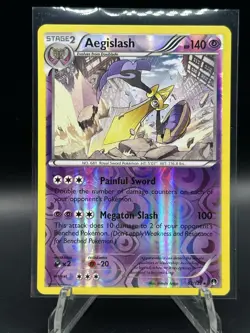 Aegislash - 62/122 Reverse Holo Holo Rare XY - BREAKpoint Pokemon Tcg Card 2016 - Image 1