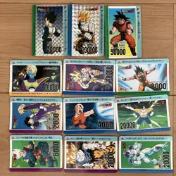 Dragon Ball Carddass PP Card Part14 27 Cards Super Saiyan Goku Frieza Vegeta Use - Image 1