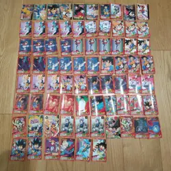 Dragon Ball Card Assortment 100 Sheets Includes Dragon Ball GT Z Used - Image 1