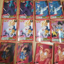 Dragon Ball Card Assortment 100 Sheets Includes Dragon Ball GT Z Used - Image 5