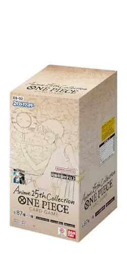 BANDAI ONE PIECE Card Game Extra Booster Anime25th collection [EB-02] (BOX) 24 p - Image 1