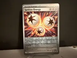 2025 Pokemon TCG Ignition Energy 086 S&V White Flare Reverse Holo U Card NM+ - Image 1