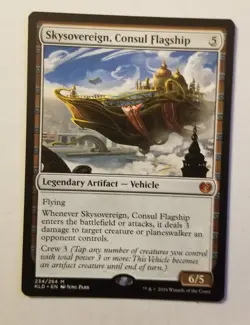 MTG 1x Skysovereign, Consul Flagship, NM, Kaladesh, Legendary Vehicle Commander - Image 1