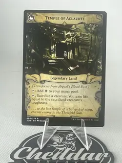 Arguel's Blood Fast // Temple of Aclazotz [Ixalan] Magic MTG - Image 2