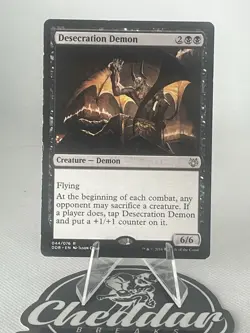 MTG - Desecration Demon - Duel Decks: Nissa vs. Ob Nixilis - LP, English Magic F - Image 1