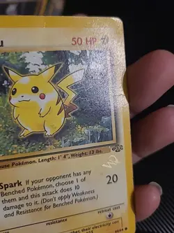 Pikachu 60/64 - W Stamped Promo [Jungle 1st Edition] WOTC Vintage Pokemon MP/DMG - Image 4