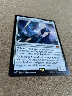 MTG Final Fantasy - Cloud, Midgar Mercenary FIN #010 Non Foil Rare Mythic NM - Image 2