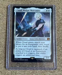 MTG Final Fantasy - Cloud, Midgar Mercenary FIN #010 Non Foil Rare Mythic NM - Image 4
