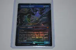 MTG magic EDGE OF ETERNITIES eoe mythic BORDERLESS FOIL QUANTUM RIDDLER #305 - Image 1
