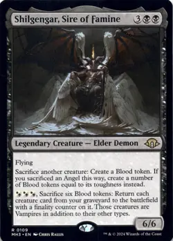Shilgengar, Sire of Famine Modern Horizons 3 - Magic MTG NM - Image 1