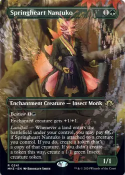 Springheart Nantuko (Borderless) Modern Horizons 3 - Magic MTG NM - Image 1