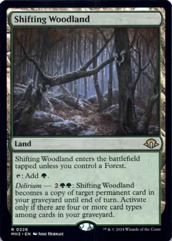 Shifting Woodland Modern Horizons 3 - Magic MTG NM - Image 1