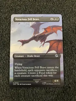 Magic The Gathering MTG - Voracious Fell Beast (Borderless) - LTR - Image 1
