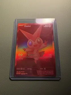 POKEMON Red Victini English White Flare #172/086 NM Pack Fresh - Image 1