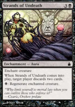 Strands of Undeath -Foil Medium Play MTG Ravnica - Image 1