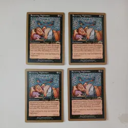 4x Recurring Nightmare MTG - Unused - World Championships 1998 Brian Selden - Image 1
