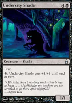 Undercity Shade -Foil Medium Play MTG Ravnica - Image 1