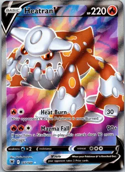 Heatran V 165/189 Pokemon Astral Radiance Full Art Ultra Rare Holo NM - Image 1