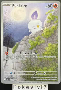 Carte Pokemon FUNECIRE 101/086 HOLO AR EV10.5 Flamme Blanche WHT FR NEUF - Image 1
