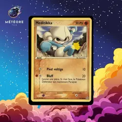 Carte Pokemon Meditikka 55/106 EX Emeraude Bloc Ex FR - Image 1