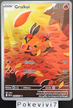 Carte Pokemon GRUIKUI 096/086 HOLO AR EV10.5 Flamme Blanche WHT FR NEUF - Image 1