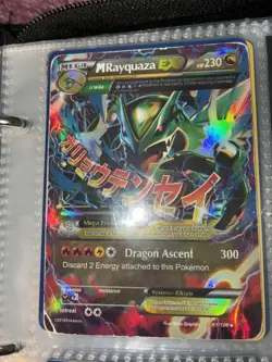 M Rayquaza-EX - 61/108 - Ultra Rare NM Pokemon XY Roaring Skies 2B3 - Image 1