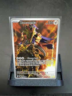 2025 Pokemon SV Destined Rivals Zamazenta IR #201/182 English! Pack fresh! - Image 1