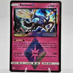 Pokemon Xerneas Prism Star 144/214 S&M Lost Thunder Rare NM Condition - Image 1