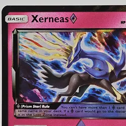Pokemon Xerneas Prism Star 144/214 S&M Lost Thunder Rare NM Condition - Image 3