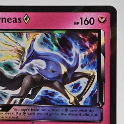 Pokemon Xerneas Prism Star 144/214 S&M Lost Thunder Rare NM Condition - Image 4