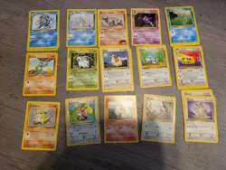 Pokemon Card Lot TCG Base, Holo, First, Dark, Shadowless 200+ Binder Damage - Image 14