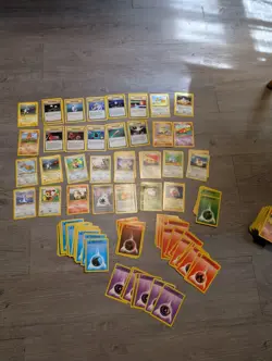 Pokemon Card Lot TCG Base, Holo, First, Dark, Shadowless 200+ Binder Damage - Image 2