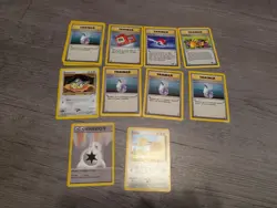 Pokemon Card Lot TCG Base, Holo, First, Dark, Shadowless 200+ Binder Damage - Image 4