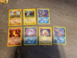 Pokemon Card Lot TCG Base, Holo, First, Dark, Shadowless 200+ Binder Damage - Image 8