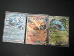 Pokemon TCG Charizard Ex , Blastoise Ex , Venusaur Ex Near Mint From 151 Set - Image 1