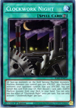 Clockwork Night - RA03-EN071 - Collector's Rare - 1st Edition Yugioh - Image 1