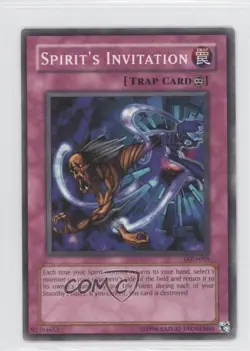 Spirit's Invitation Unlimited YuGiOh Legacy of Darkness #LOD-095 2003 0b5 - Image 1