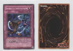 Spirit's Invitation Unlimited YuGiOh Legacy of Darkness #LOD-095 2003 0b5 - Image 3