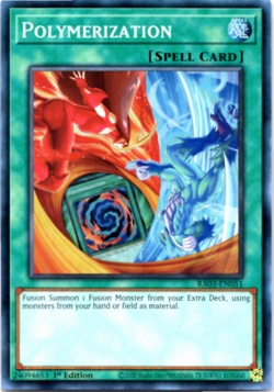 Polymerization ALT NEW ART - RA03-EN051 - Secret Rare - 1st Edition Yugioh - Image 1