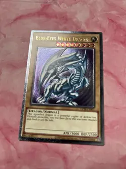 Yugioh: Blue-Eyes White Dragon - Ultimate Rare - OP28-EN001 - Light Play - Image 1