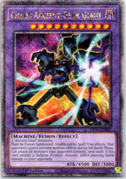 Chaos Ancient Gear Giant MP24-EN042 Quarter Century Secret Rare 1st Editi Yugioh - Image 1
