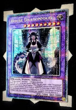 House Dragonmaid RA03-EN037 Quarter Century Rare 1st Edition Yugioh - Image 1