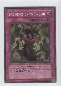 Bad Reaction to Simochi Unlimited YuGiOh Legacy of Darkness #LOD-093 2003 0b5 - Image 1
