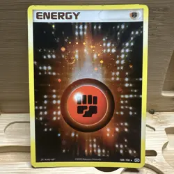 Pokemon TCG/CCG Card - Fighting Energy - 106/106 - Ex Emerald - SWIRL HOLO RARE - Image 1