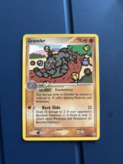 2006 Pokemon TCG Card 2006 Legend Maker - Graveler 34/92 - Image 1