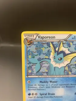 Pokemon TCG Vaporeon BW89 Black and White Promo Card Rare - Image 2